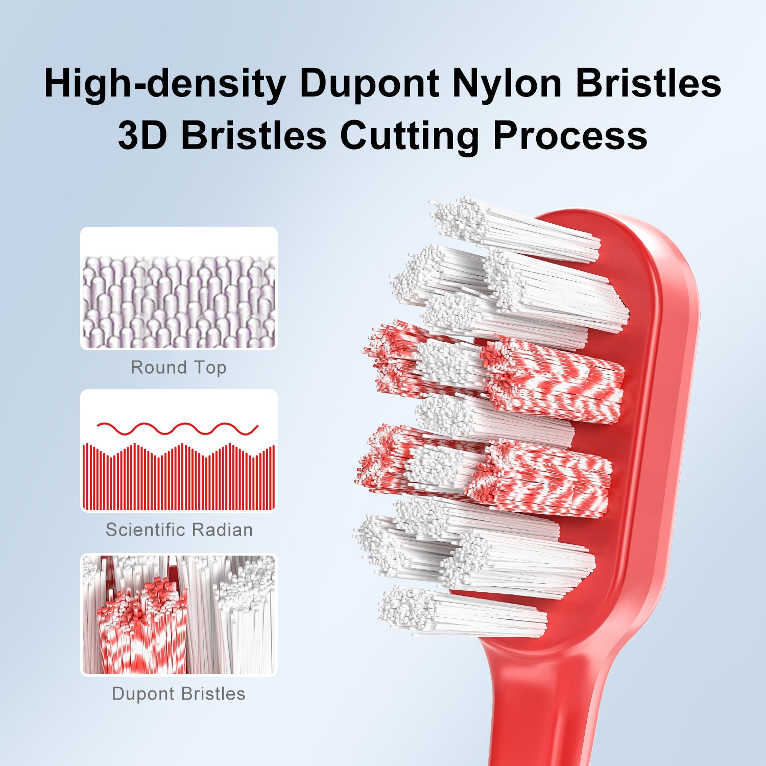 Spazzolino Elettrico Sonico Ricaricabile - Pulizia Profonda e Sbiancante