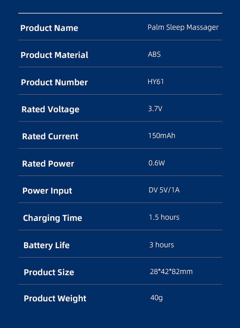 Portable Pulse Sleep Aid Relieves Insomnia Helps Fall Asleep Fast Handheld Sleeper