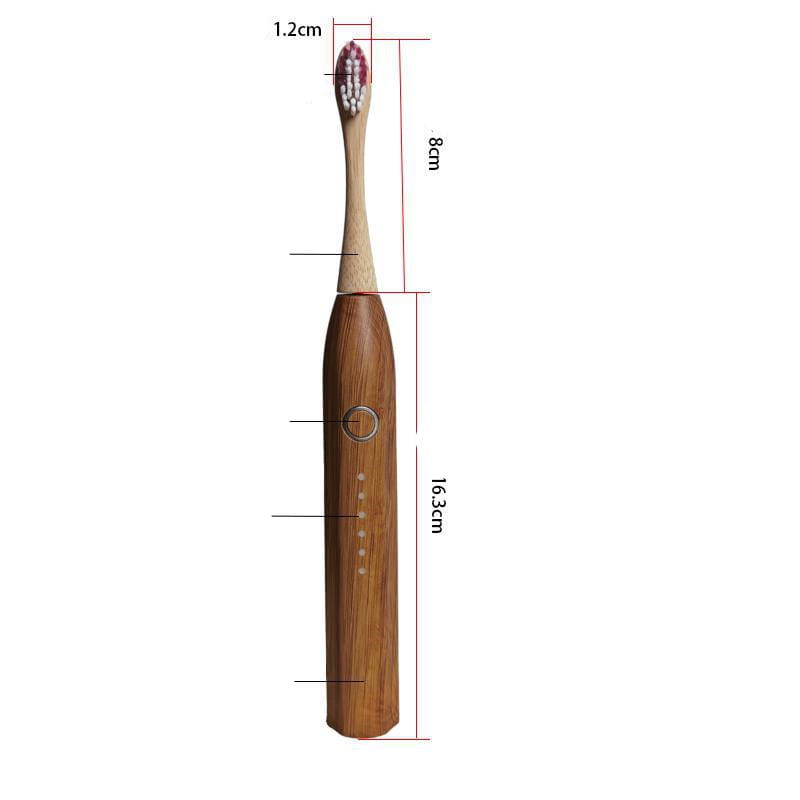 Bamboo electric toothbrush