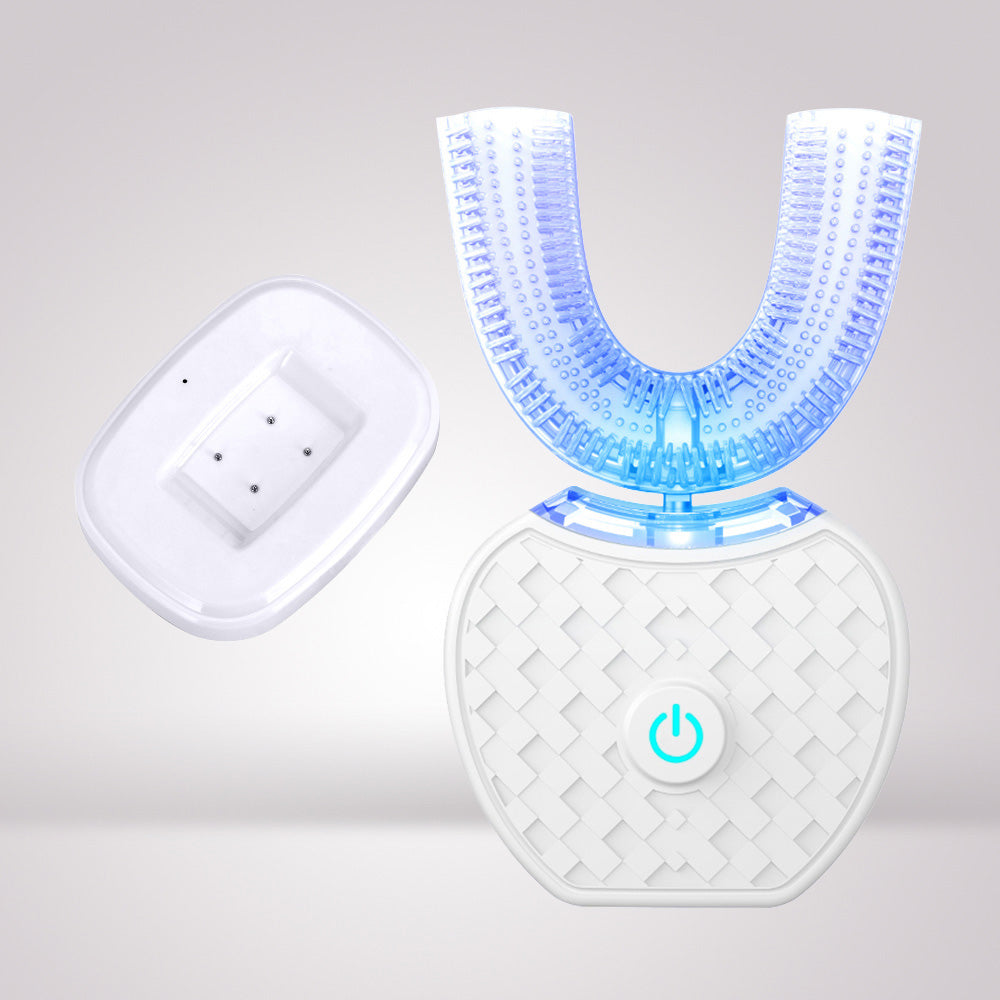 Spazzolino elettrico ultrasonico pigro a forma di U