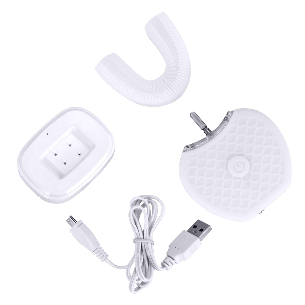 Spazzolino elettrico ultrasonico pigro a forma di U