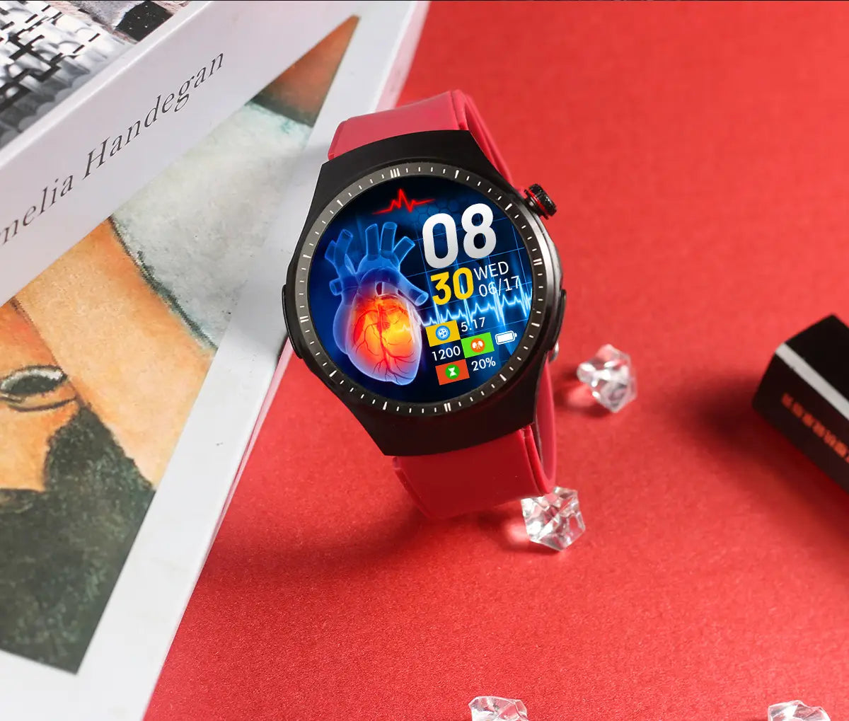 Smart Watch TK25 Bluetooth Call Blood Glucose Uric Acid Blood Lipids Electrocardiogram Body Fat Heart Rate Blood Oxygen