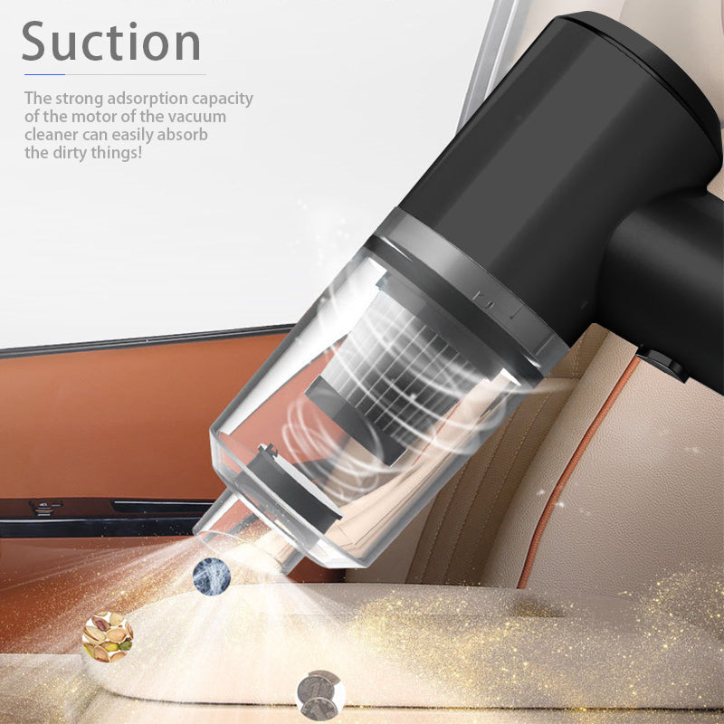 Aspirapolvere Auto Wireless Portatile Ricaricabile - Potente Aspirazione