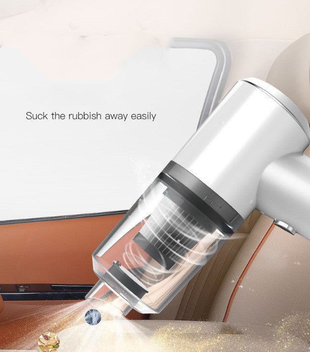 Aspirapolvere Auto Wireless Portatile Ricaricabile - Potente Aspirazione