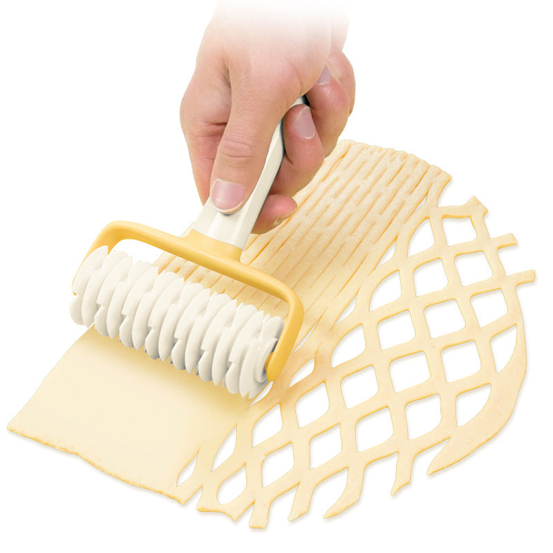 Mattarello per Pizza Punzone per Pane Strumento per Pasticceria Fai-da-Te Rotella per Biscotti Crimper per Pasta Utensile da Cucina per Pizza