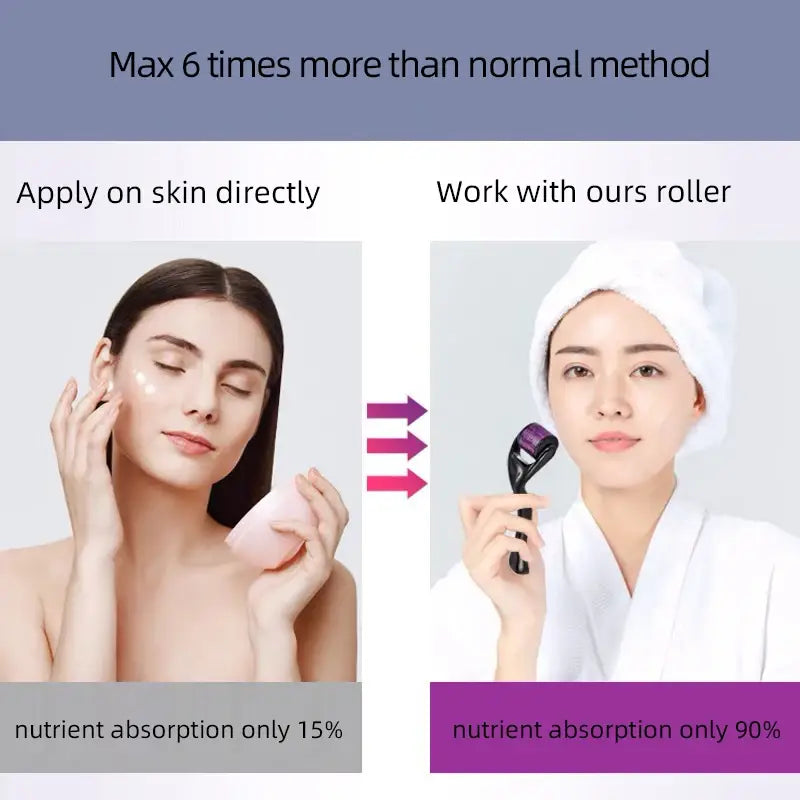 Hot Sell 540 micro needle derma roller per la cura della pelle e la bellezza massaggio healty care miglioramento