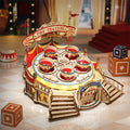 Robotime ROKR Tilt-A-Whirl Music Box EA04 - Puzzle 3D Giostra Parco Divertimenti