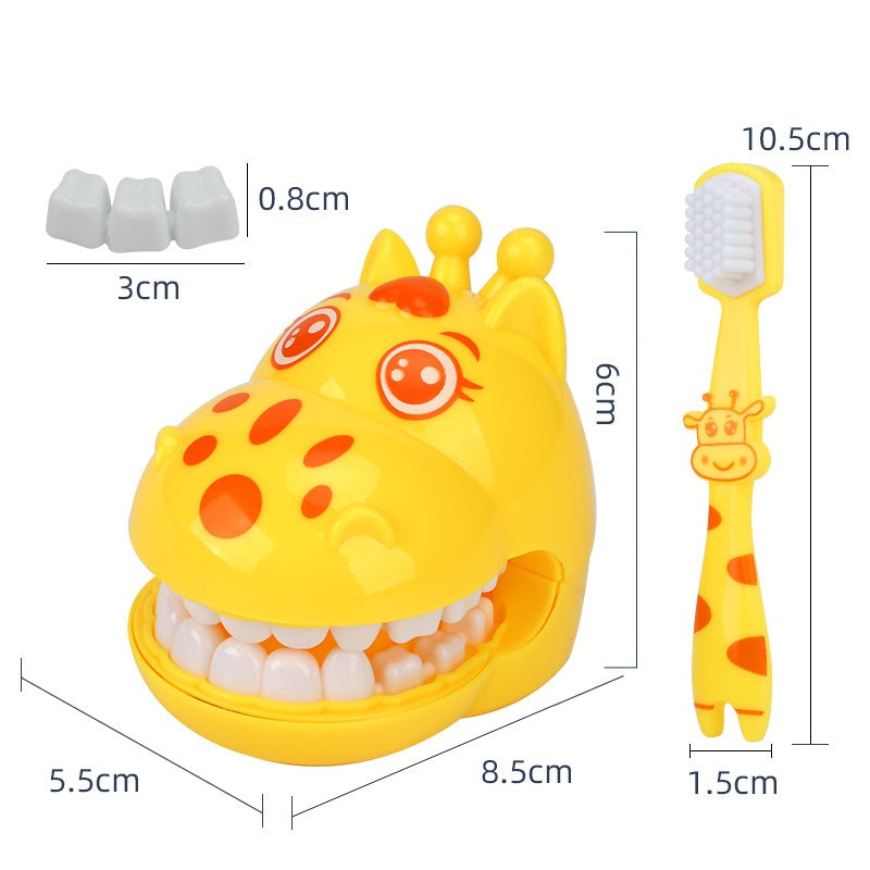 Dental Cast Doctor Dental Cast Accessories Interactive Play House Dentist Suit Toy - Yellow With Upper Teeth - PRODOTTI
