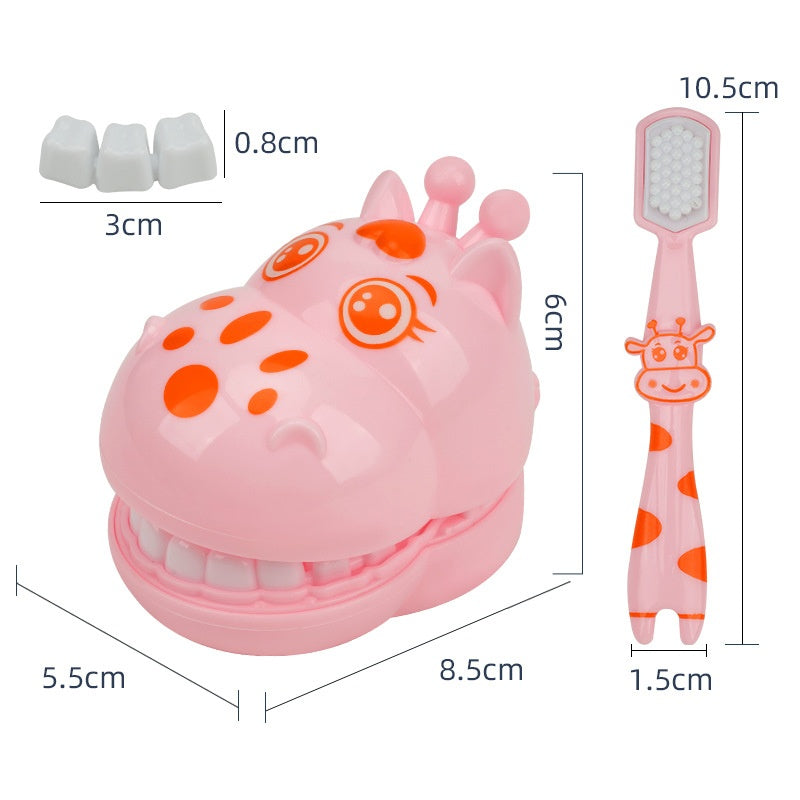 Dental Cast Doctor Dental Cast Accessories Interactive Play House Dentist Suit Toy - Pink No Upper Teeth - PRODOTTI