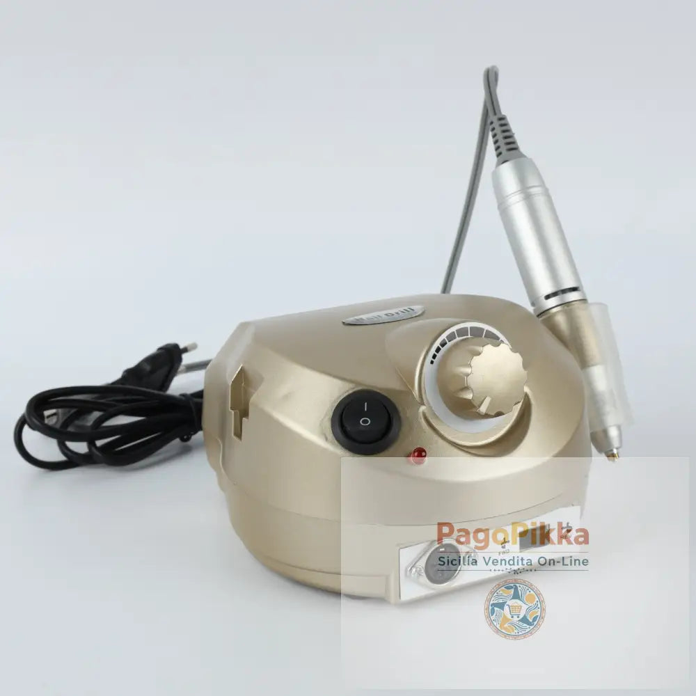 202 Light Grinder Electric Manicure Set di attrezzi per manicure - Gold / EUR