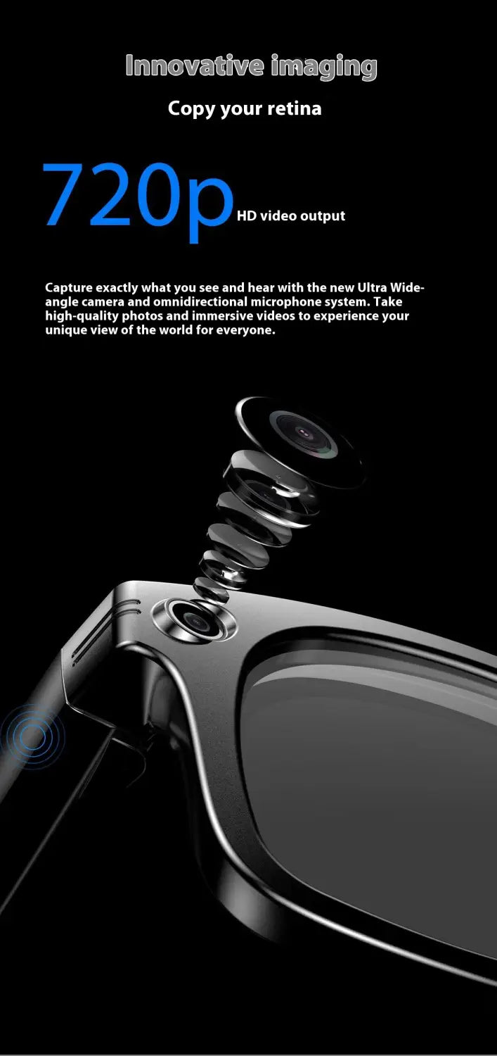 Ai Three-generation Smart Bluetooth Glasses Magnetic Frame Sunglasses Men