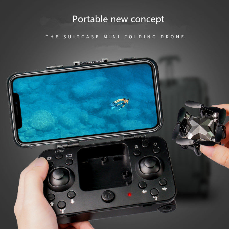 Drone Pieghevole per Bambini con Fotocamera - Mini Quadricottero Telecomandato con Custodia