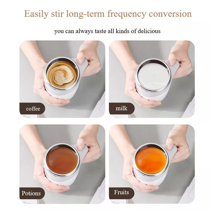 Rechargeable Model Automatic Stirring Cup Coffee Cup High Value Electric Stirring Cup Lazy Milkshake Rotating Magnetic