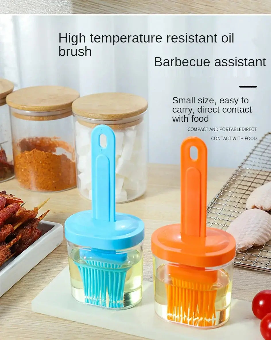 Pentole da cucina oliatore per barbecue con spazzola utensili da cucina utensili da cucina spazzola per olio