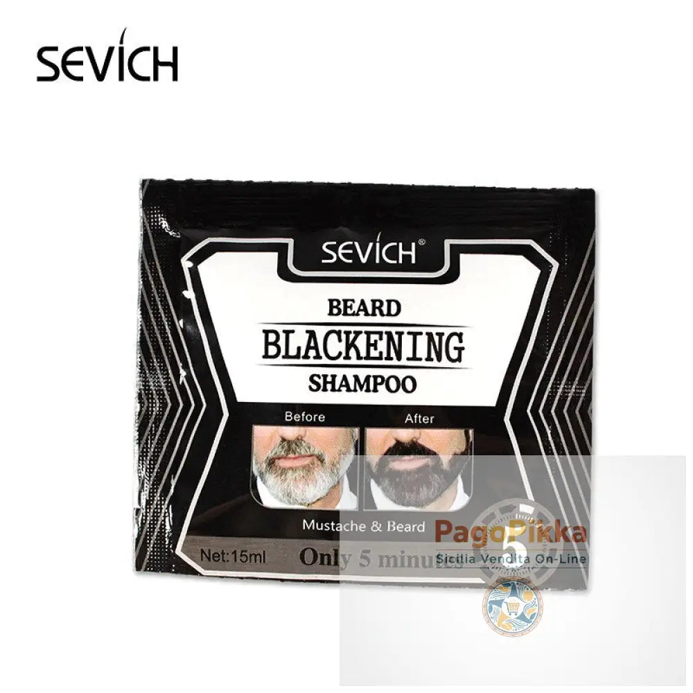 3/5/10 pezzi 5 minuti Shampoo per barba che scurisce la barba Erbe naturali Shampoo per barba che scurisce