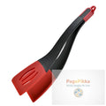 3 in 1 Clip per spatola per friggere Clip per il cibo in silicone Frittura per bistecca Pancake Turn a fessure per pala
