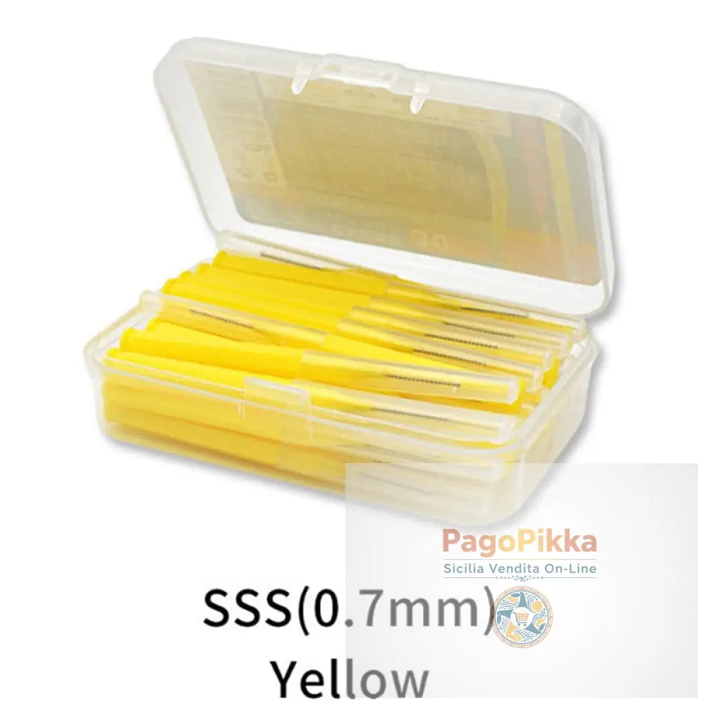 30 pezzi/set spazzola interdentale a forma I denta filo interdentale detergenti interdentali spazzolino ortodontico