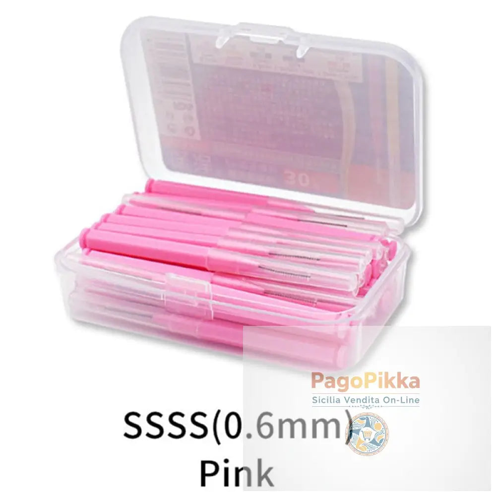 30 pezzi/set spazzola interdentale a forma I denta filo interdentale detergenti interdentali spazzolino ortodontico