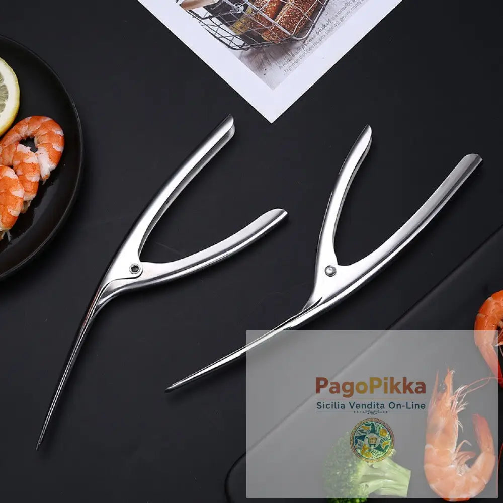 304 Pelatore per gamberi in acciaio inossidabile Pinza pratica per sbucciare gamberi Pelatore per gamberi Buccia