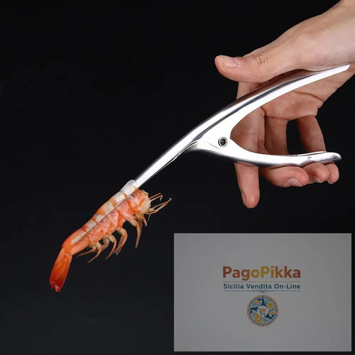 304 Pelatore per gamberi in acciaio inossidabile Pinza pratica per sbucciare gamberi Pelatore per gamberi Buccia