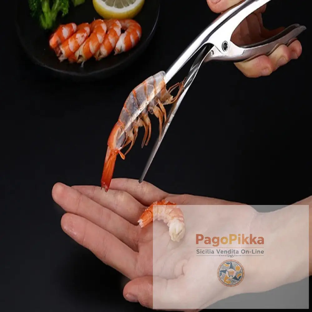 304 Pelatore per gamberi in acciaio inossidabile Pinza pratica per sbucciare gamberi Pelatore per gamberi Buccia