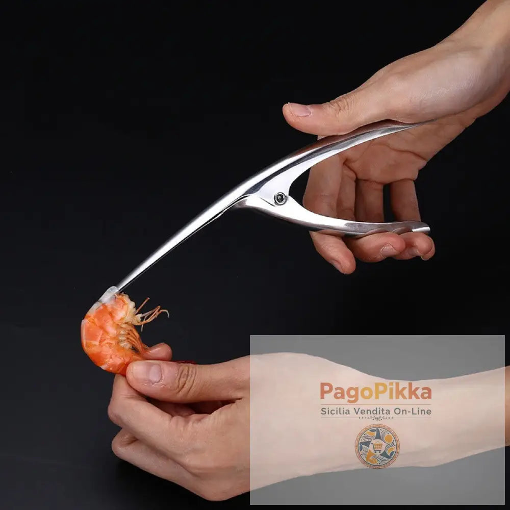 304 Pelatore per gamberi in acciaio inossidabile Pinza pratica per sbucciare gamberi Pelatore per gamberi Buccia