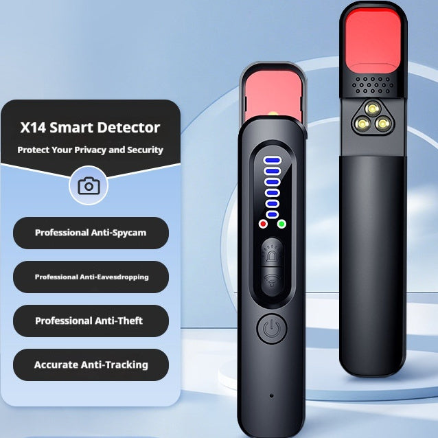 Rilevatore Telecamere Spia con Allarme Audio-Visivo - Anti-Spionaggio Hotel