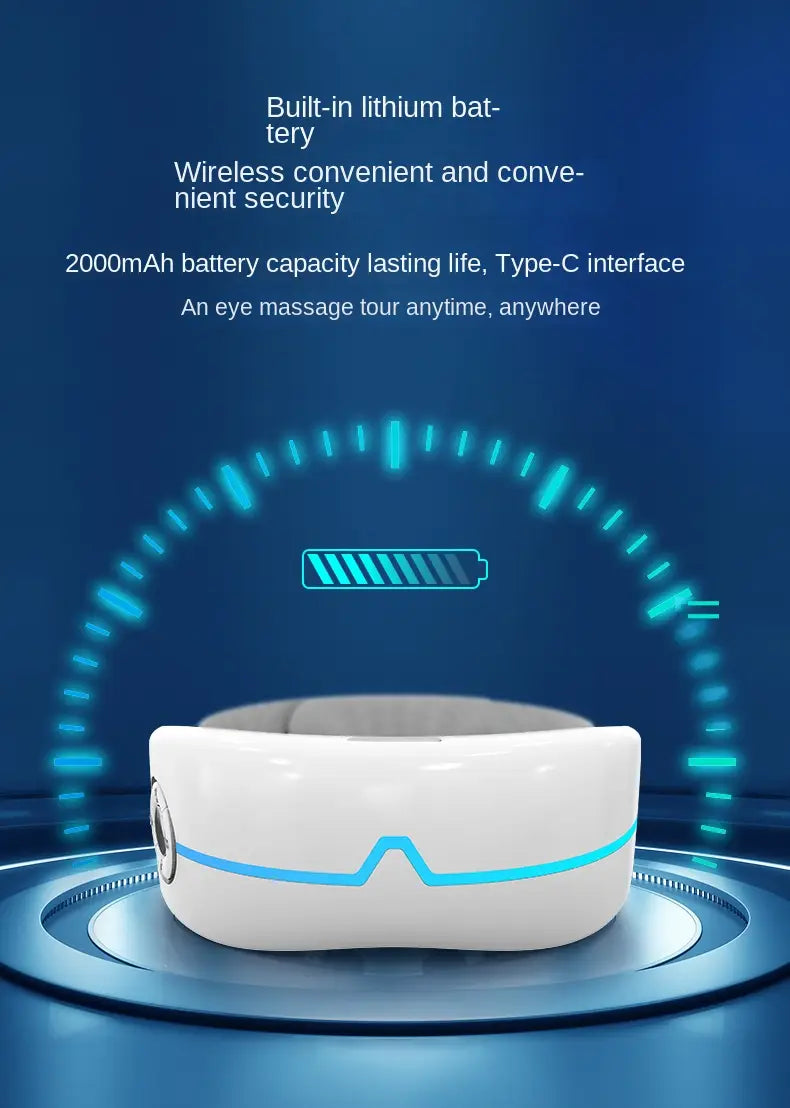 Eye Care Instrument Humidifying Steam Moisturizing Eye Massager Eye Mask Heat Vibration Children’s Eye Massager