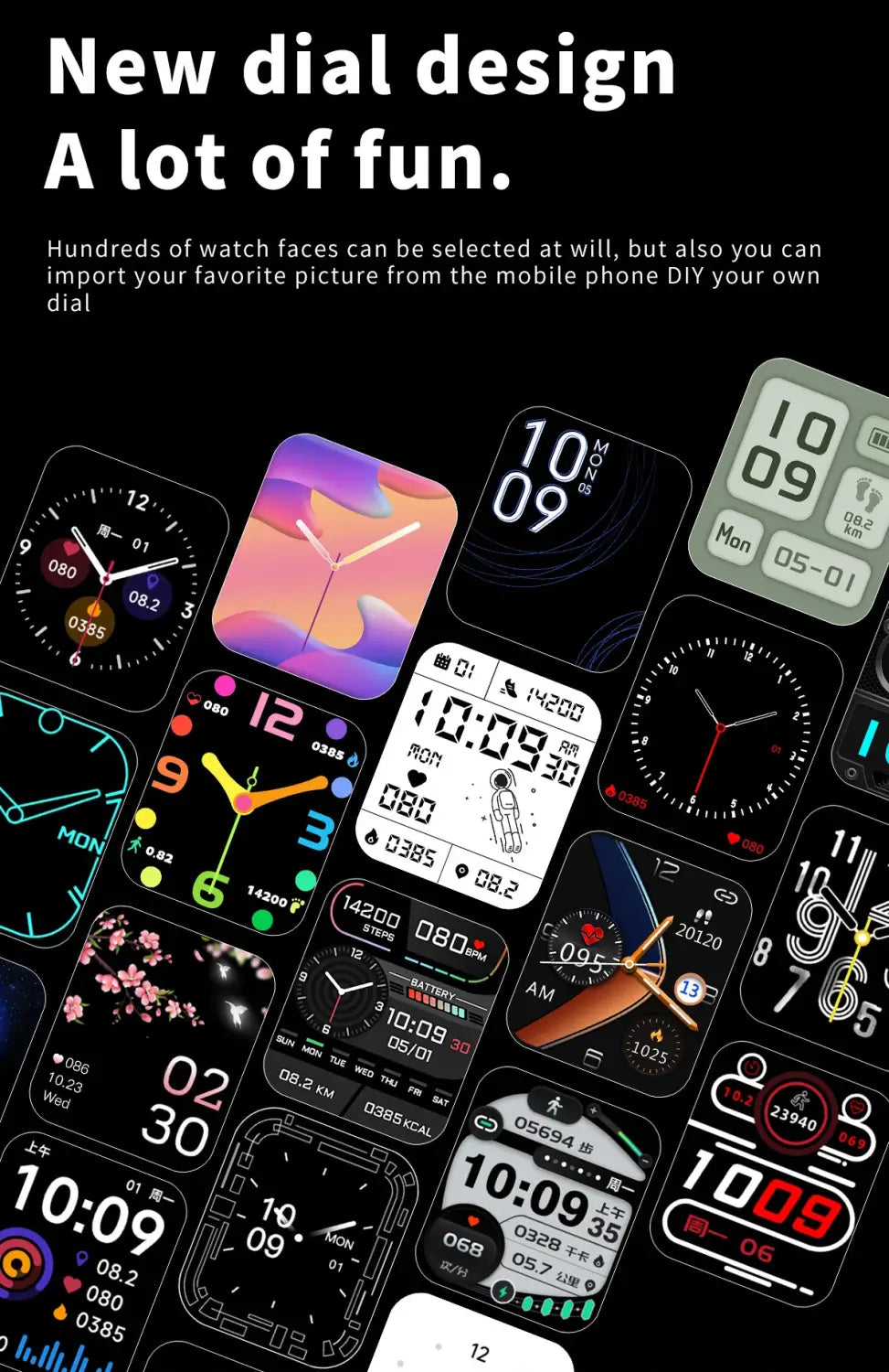 F57L sports wristband heart rate blood pressure monitoring body temperature information push Bluetooth smart watch