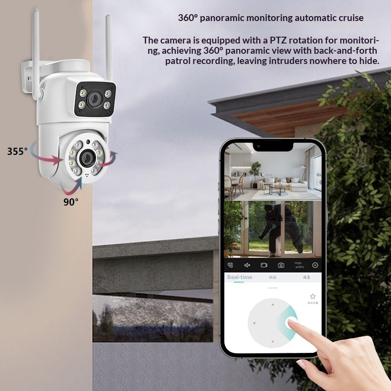 Binocolo Fotocamera Dual-Screen Impermeabile - Registrazione Video Outdoor
