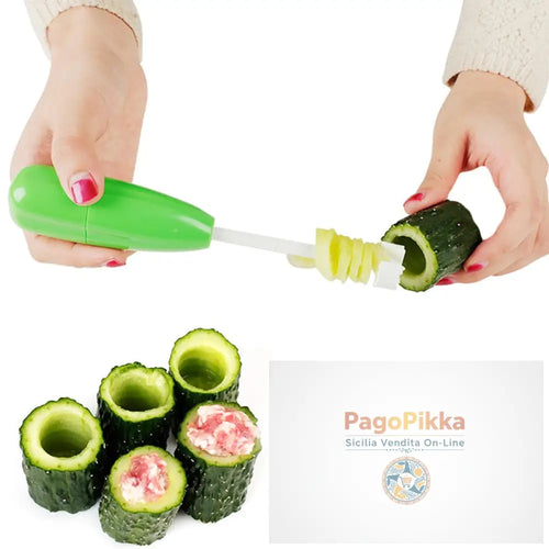 4 pezzi/set Accessorio per gadget da cucina Trapano per verdure Scavare Corer Strumento di cottura Taglierina a spirale