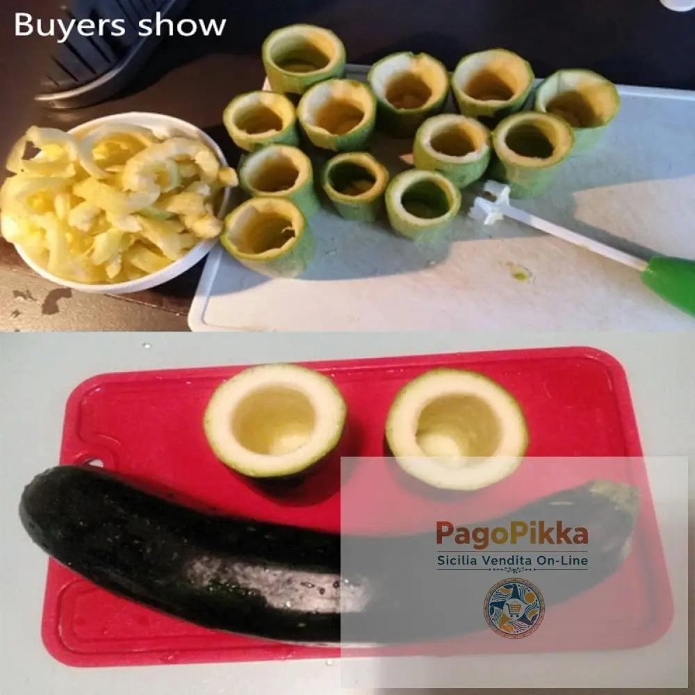 4 pezzi/set Accessorio per gadget da cucina Trapano per verdure Scavare Corer Strumento di cottura Taglierina a spirale