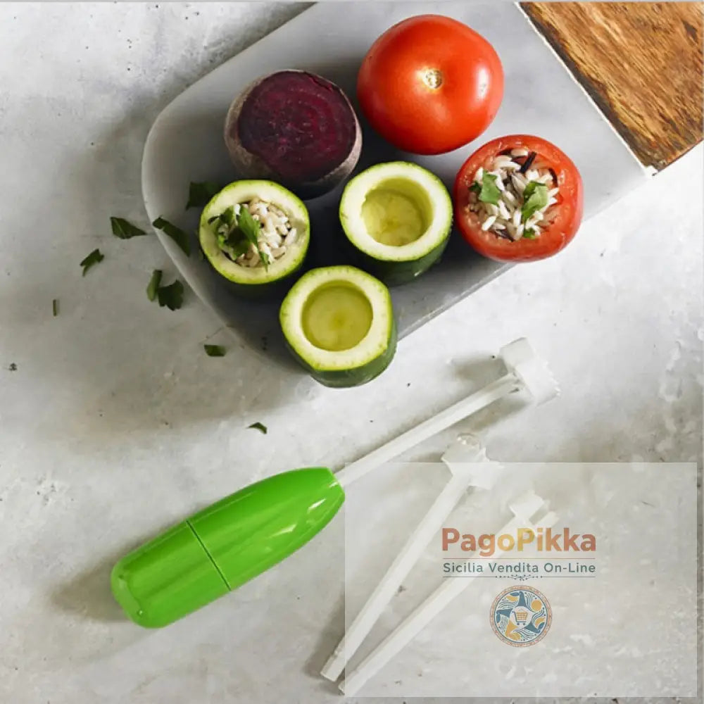 4 pezzi/set Accessorio per gadget da cucina Trapano per verdure Scavare Corer Strumento di cottura Taglierina a spirale
