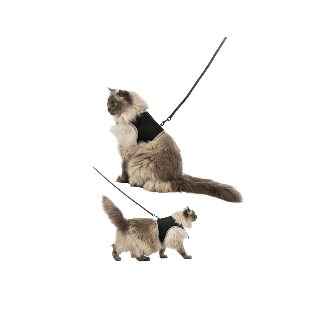 Trixie Pettorina Morbida con Guinzaglio Gatti XXL