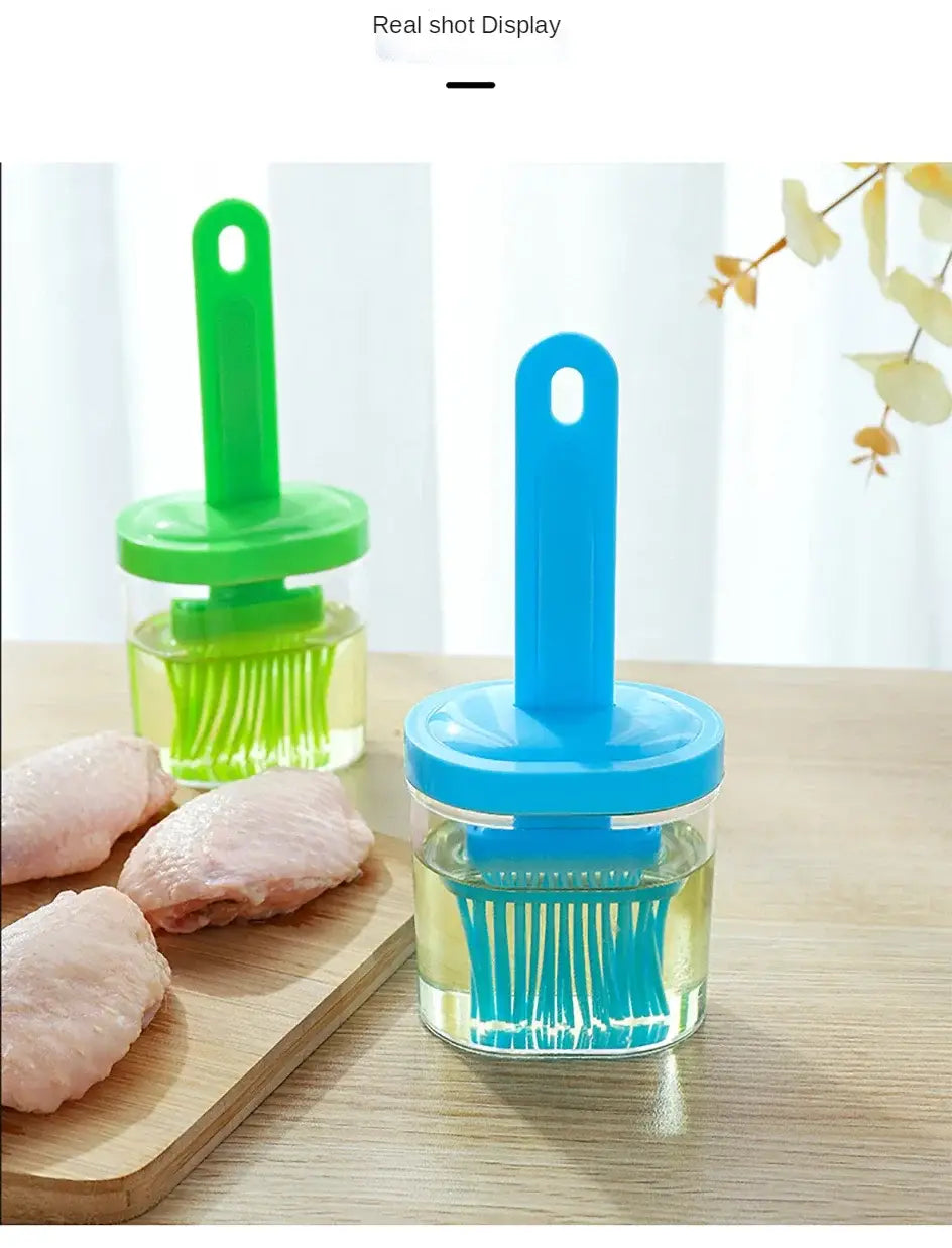 Pentole da cucina oliatore per barbecue con spazzola utensili da cucina utensili da cucina spazzola per olio