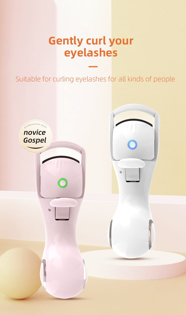 Piegaciglia elettronico a tre temperature ricaricabili a temperatura piegaciglia portatile compatto e riscaldante