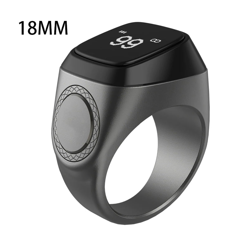 Anello Smart Digitale Bluetooth - Contatore Meditazione Yoga con Timer