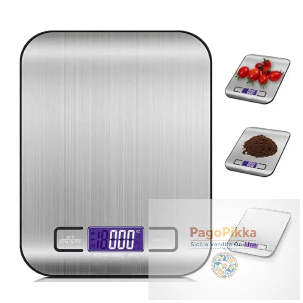 5/10KG Digital Kitchen Scale Stainless Steel Portable Kitchen Food Scale LED Display Electronic Jewelry Baking Weight