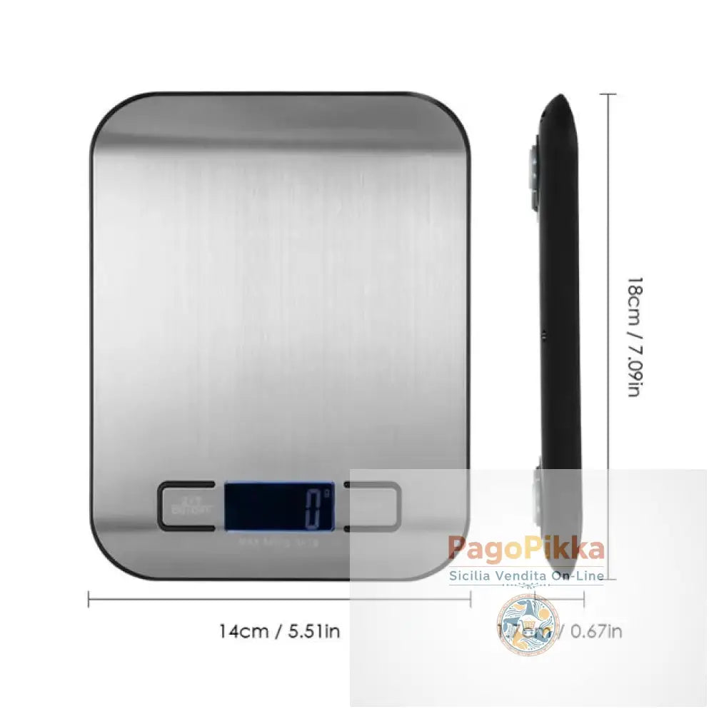 5/10KG Digital Kitchen Scale Stainless Steel Portable Kitchen Food Scale LED Display Electronic Jewelry Baking Weight