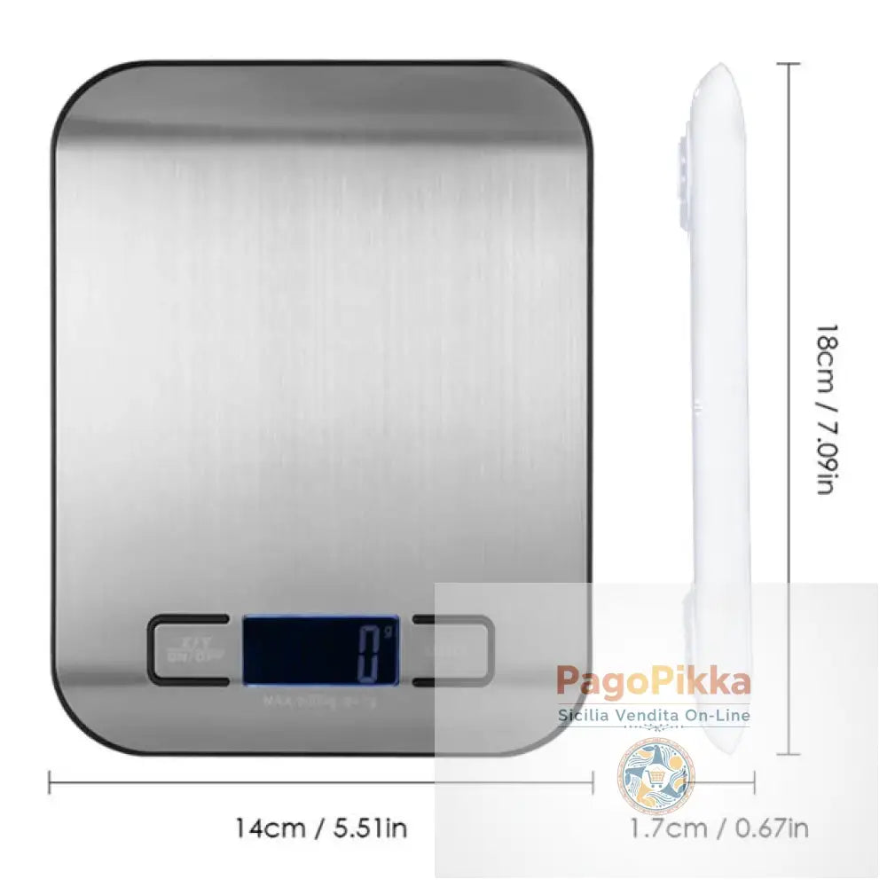 5/10KG Digital Kitchen Scale Stainless Steel Portable Kitchen Food Scale LED Display Electronic Jewelry Baking Weight