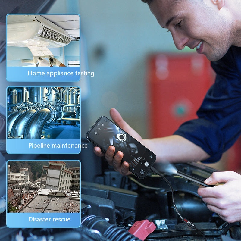 Endoscopio Industriale HD 3-in-1 per Smartphone - Ispezione Tubature Professionale
