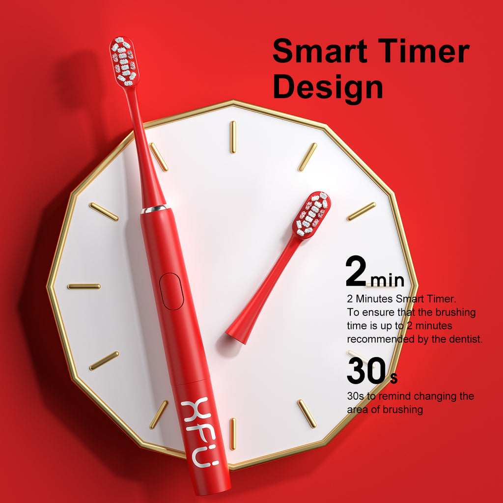 Spazzolino Elettrico Sonico Ricaricabile - Pulizia Profonda e Sbiancante