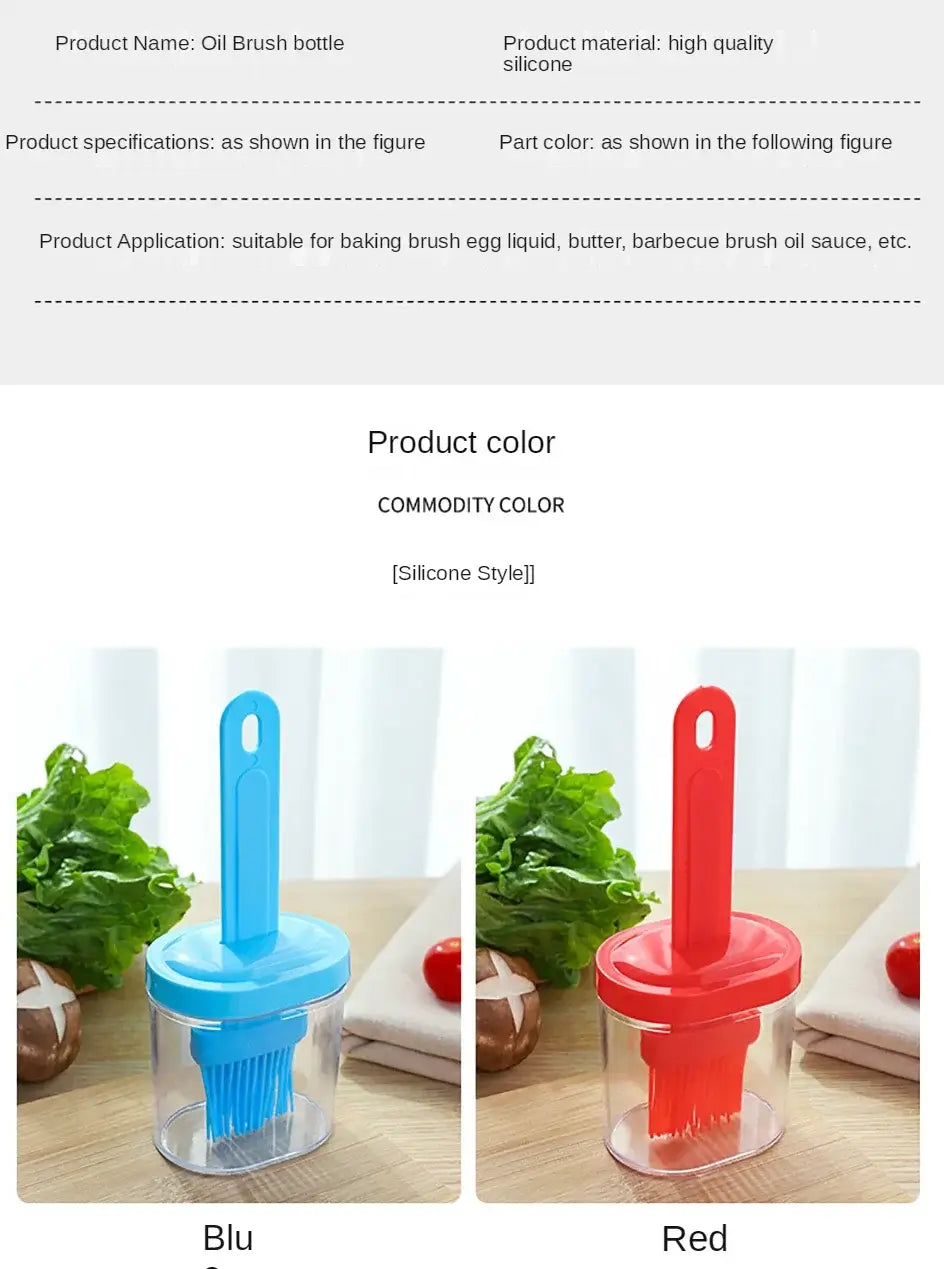 Pentole da cucina oliatore per barbecue con spazzola utensili da cucina utensili da cucina spazzola per olio