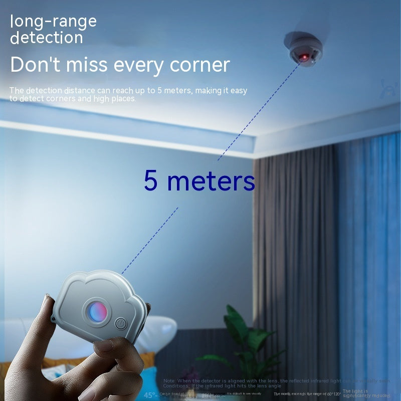 Rilevatore Telecamere Nascoste Infrarossi - Detector Anti-Spionaggio Hotel