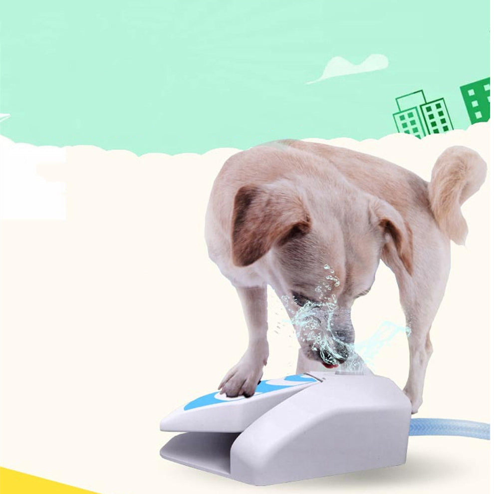 Fontanella Automatica a Pedale per Cani e Gatti - Dispenser Acqua Fresca
