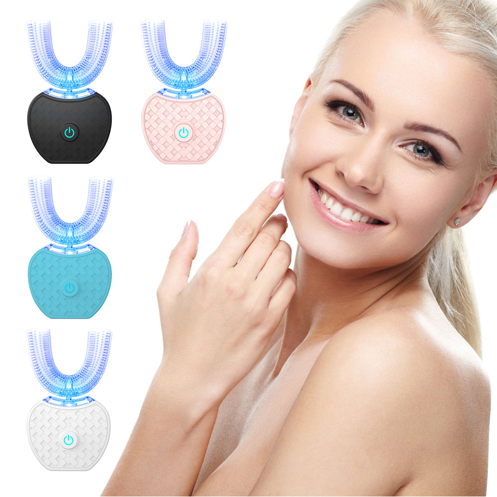 Spazzolino elettrico ultrasonico pigro a forma di U