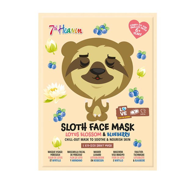 7TH HEAVEN MASCHERA VISO BRADIPO FIORI DI LOTO E MIRTILLO