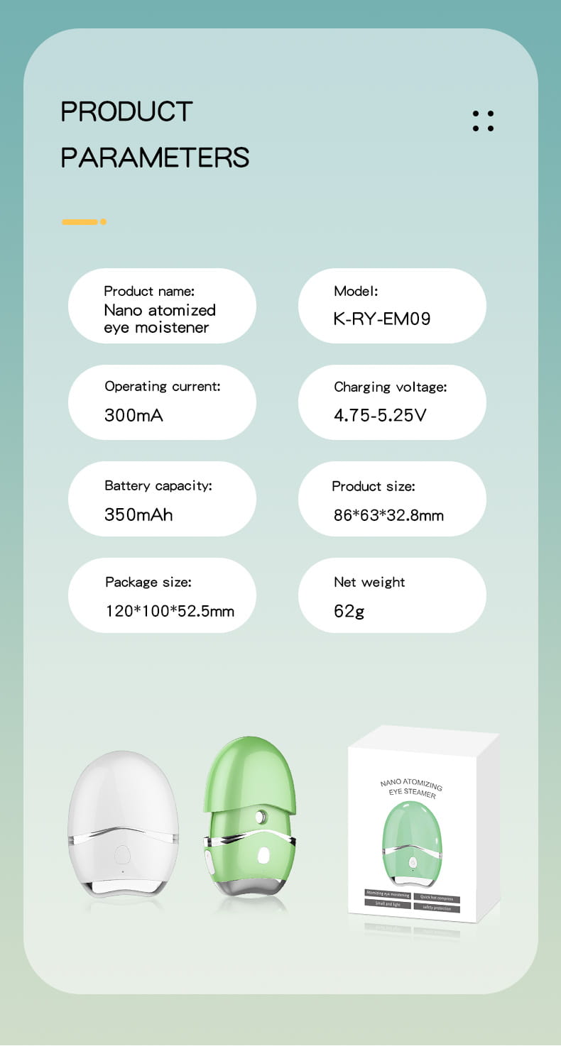 Nano spray idratante per gli occhi lenire gli occhi secchi occhi belli idratanti protezioni oculari portatili