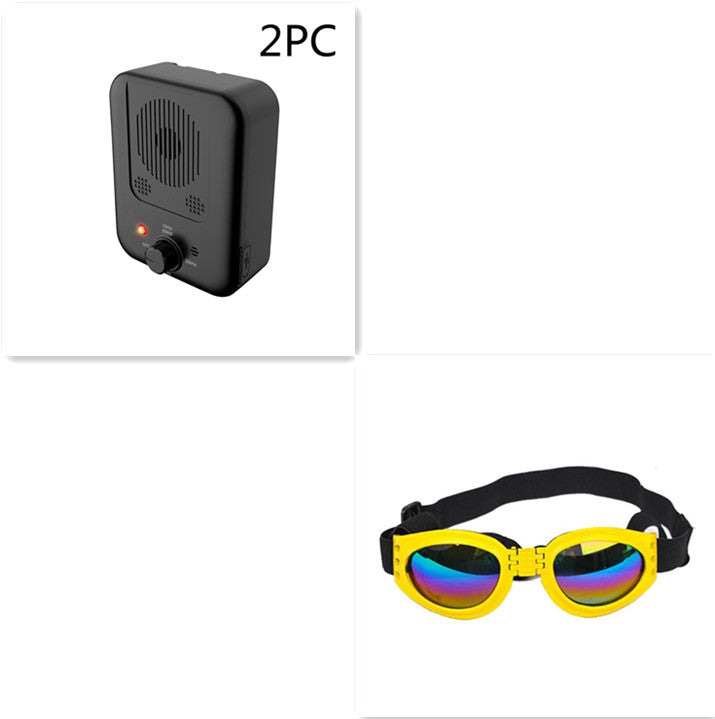 Dispositivo antiabbaio per cani, repellente per cani da esterno, dispositivo di addestramento per cani che non abbaiano, forniture