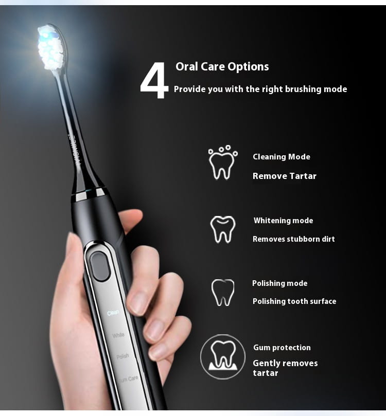 Electric Toothbrush LED Soft Hair